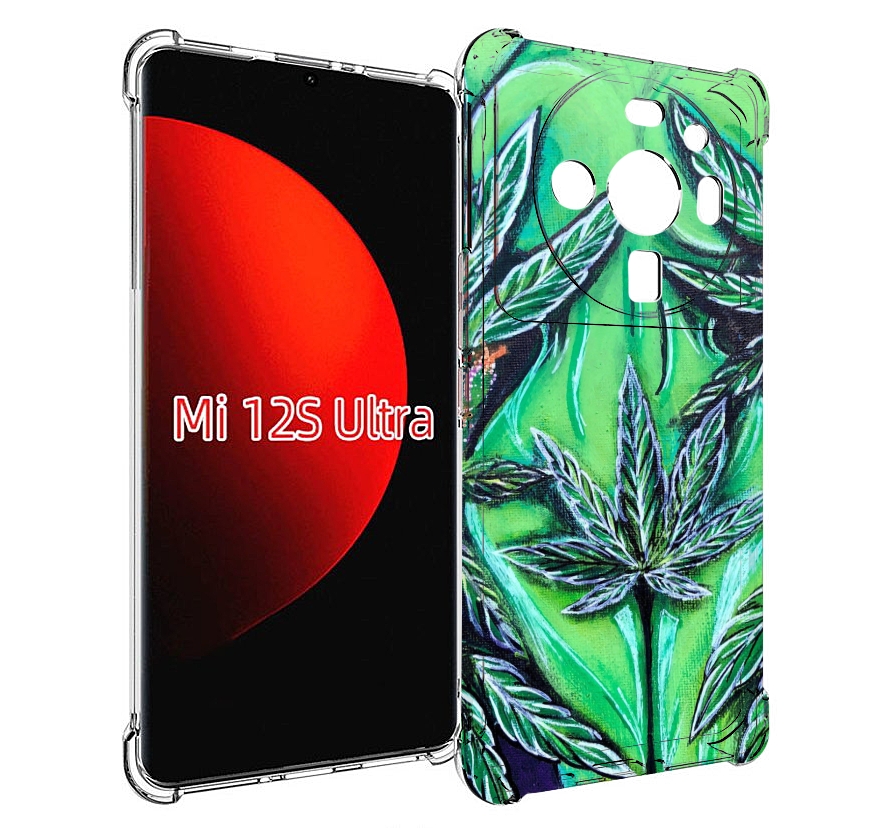 

Чехол MyPads зеленая девушка для Xiaomi 12S Ultra, Прозрачный, Tocco