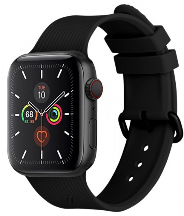 Ремешок Для Apple Watch, Native Union, Curve Silicone Straps For Apple Watch 40Mm-Black