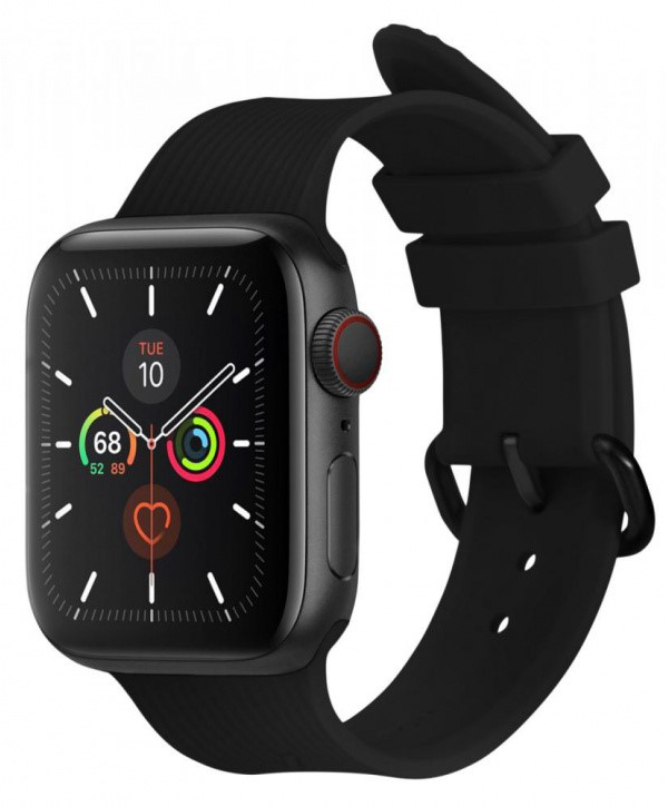 Ремешок Для Apple Watch, Native Union, Curve Silicone Straps For Apple Watch 44Mm-Black