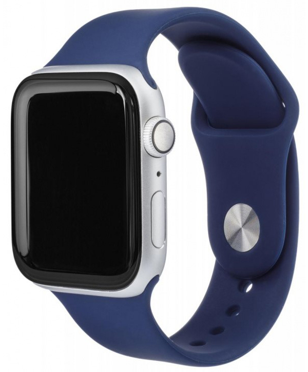 Ремешок VLP Silicone Band для Apple Watch 42/44 мм (темно-синий)