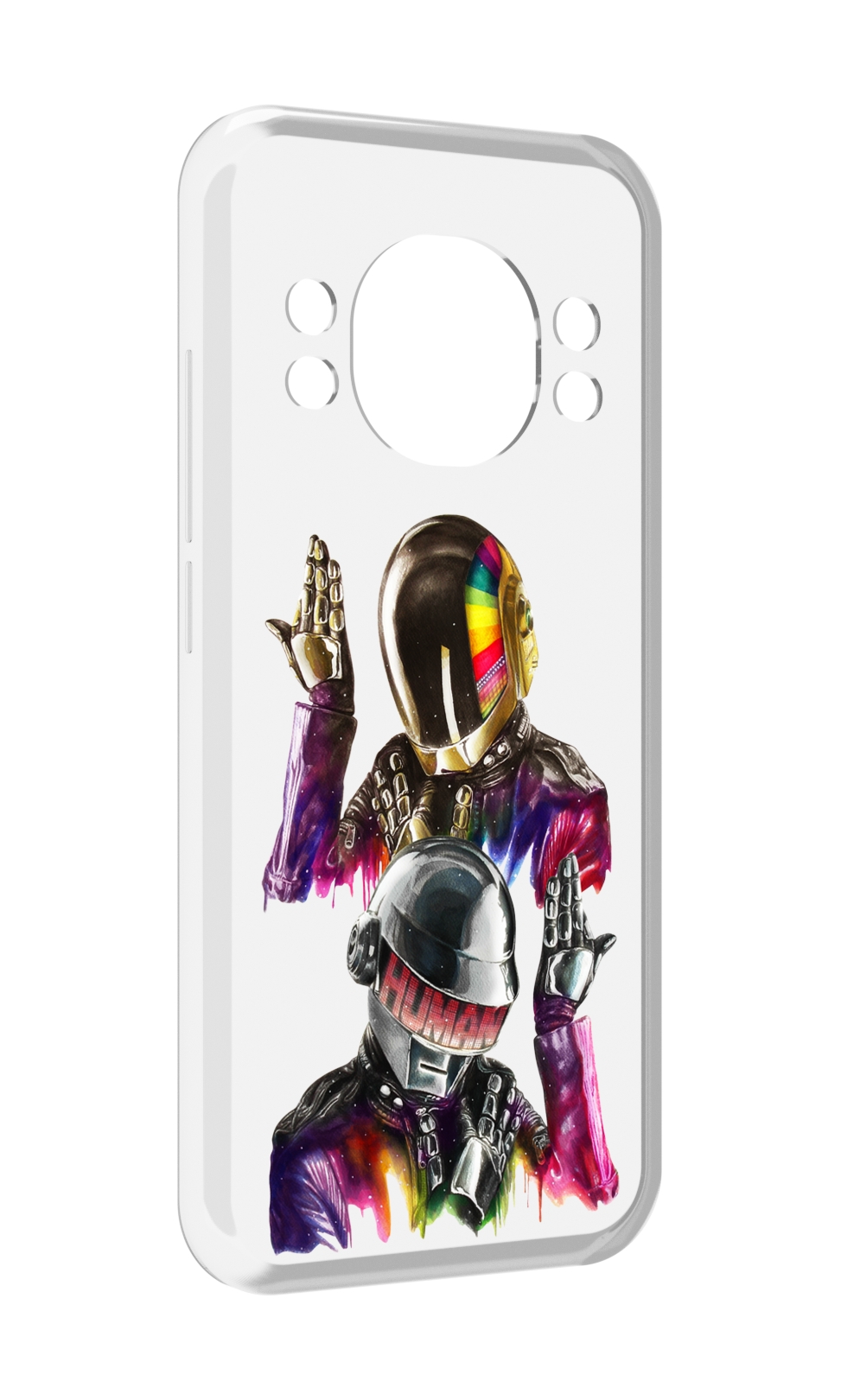 

Чехол MyPads диско космонавты для Doogee S98 / S98 Pro, Прозрачный, Tocco
