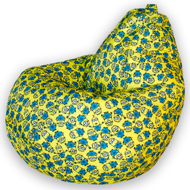 фото Кресло мешок груша миньены оксфорд 2xl, классический dreambag