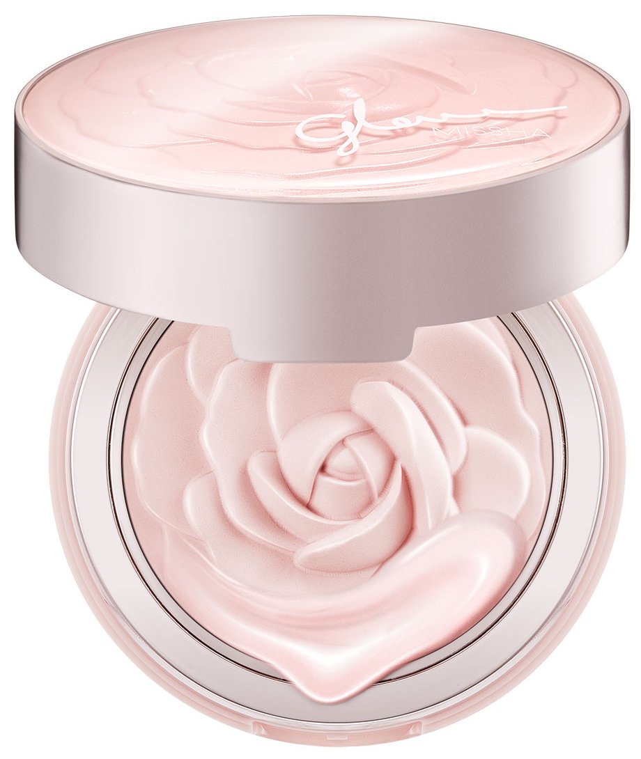 

Основа люминайзер для макияжа Missha Glow Tone Up Rose Pact SPF 50+ 135 г