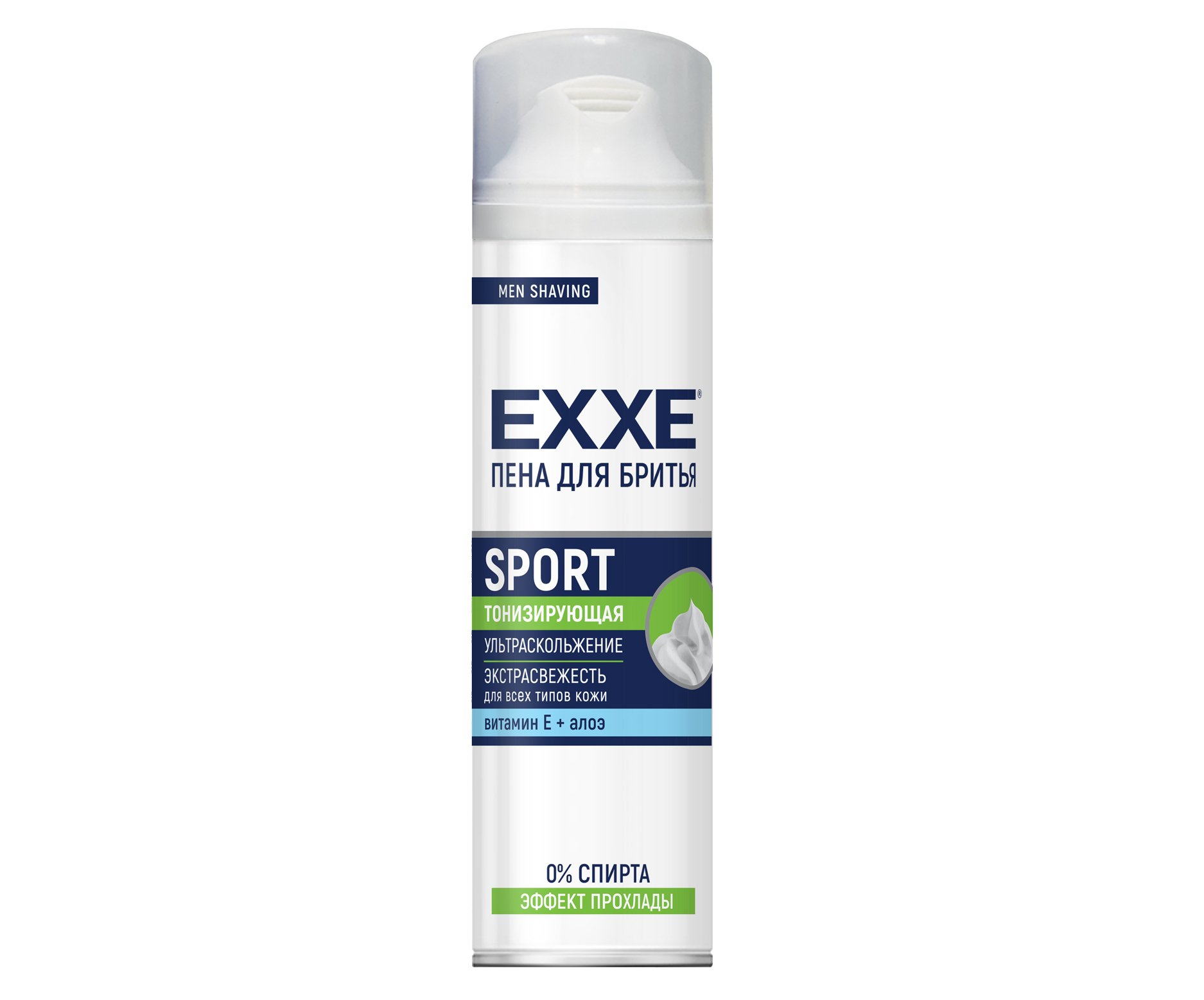 Пена для бритья Exxe Sport Energy (Cool Effect) 200 мл мусс пена для бритья carelax silk touch женский ваниль 200 мл