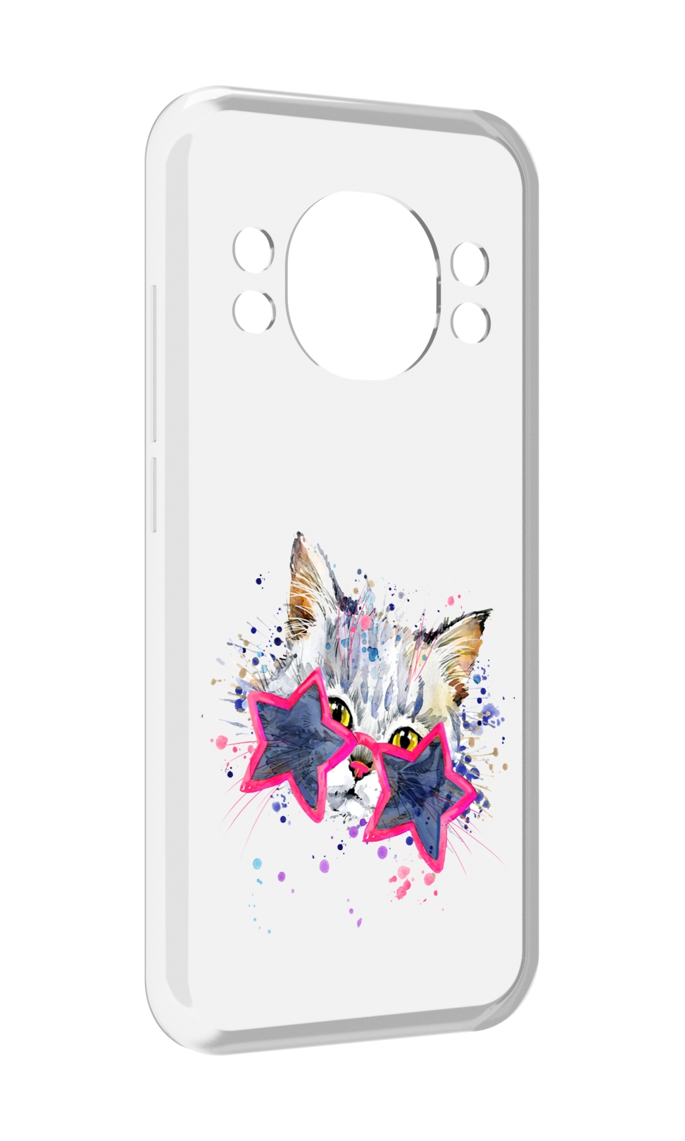 

Чехол MyPads звездные очки для Doogee S98 / S98 Pro, Прозрачный, Tocco