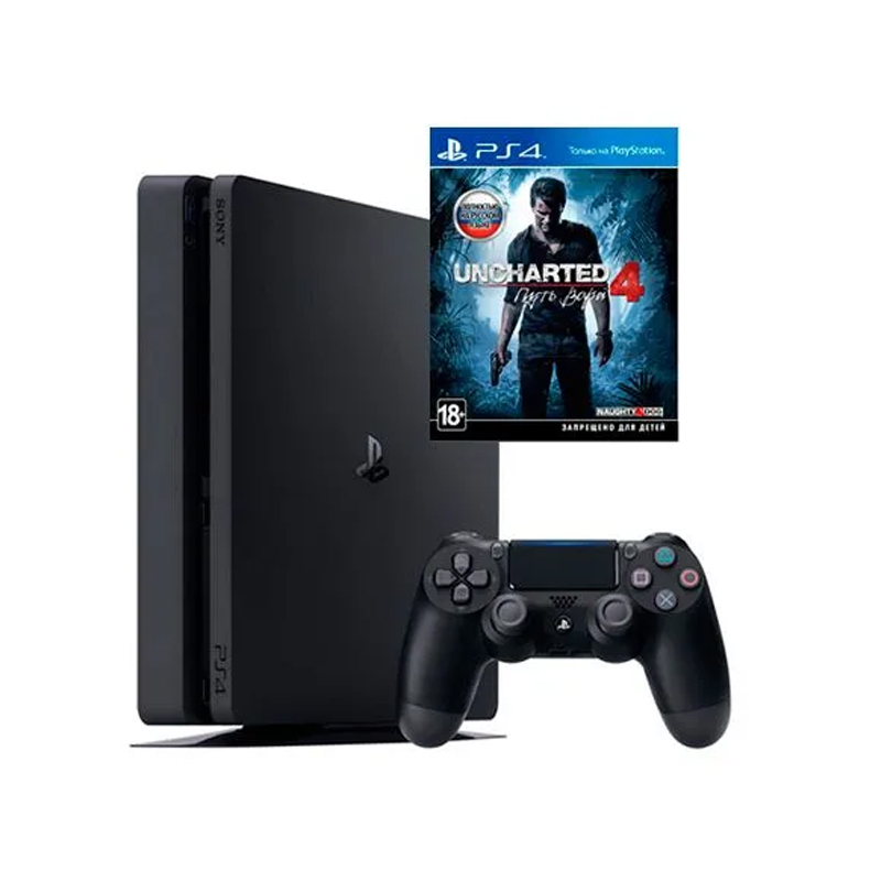 

Игровая приставка Sony Playstation 4 Slim 500 Гб, Черный, PlayStation 4 Slim
