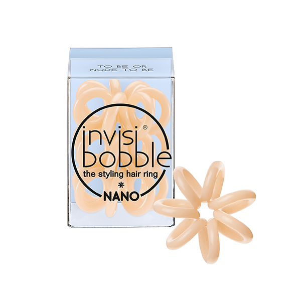 фото Резинка для волос invisibobble nano to be or nude to be (с подвесом)