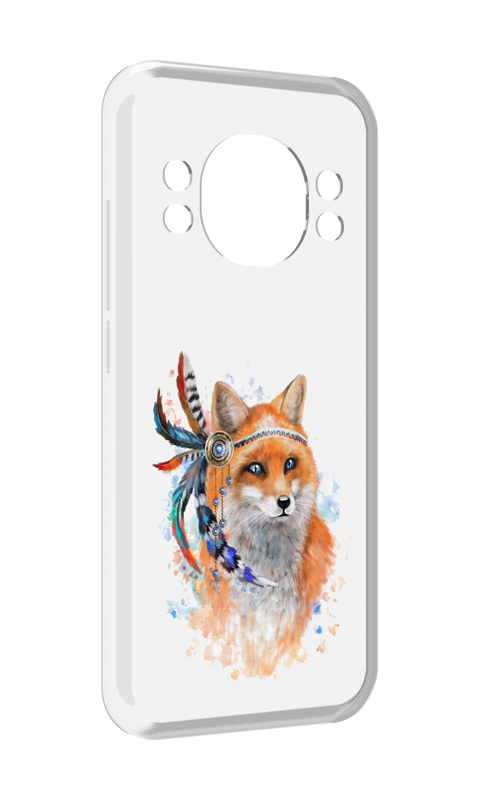

Чехол MyPads инду лиса для Doogee S98 / S98 Pro, Прозрачный, Tocco