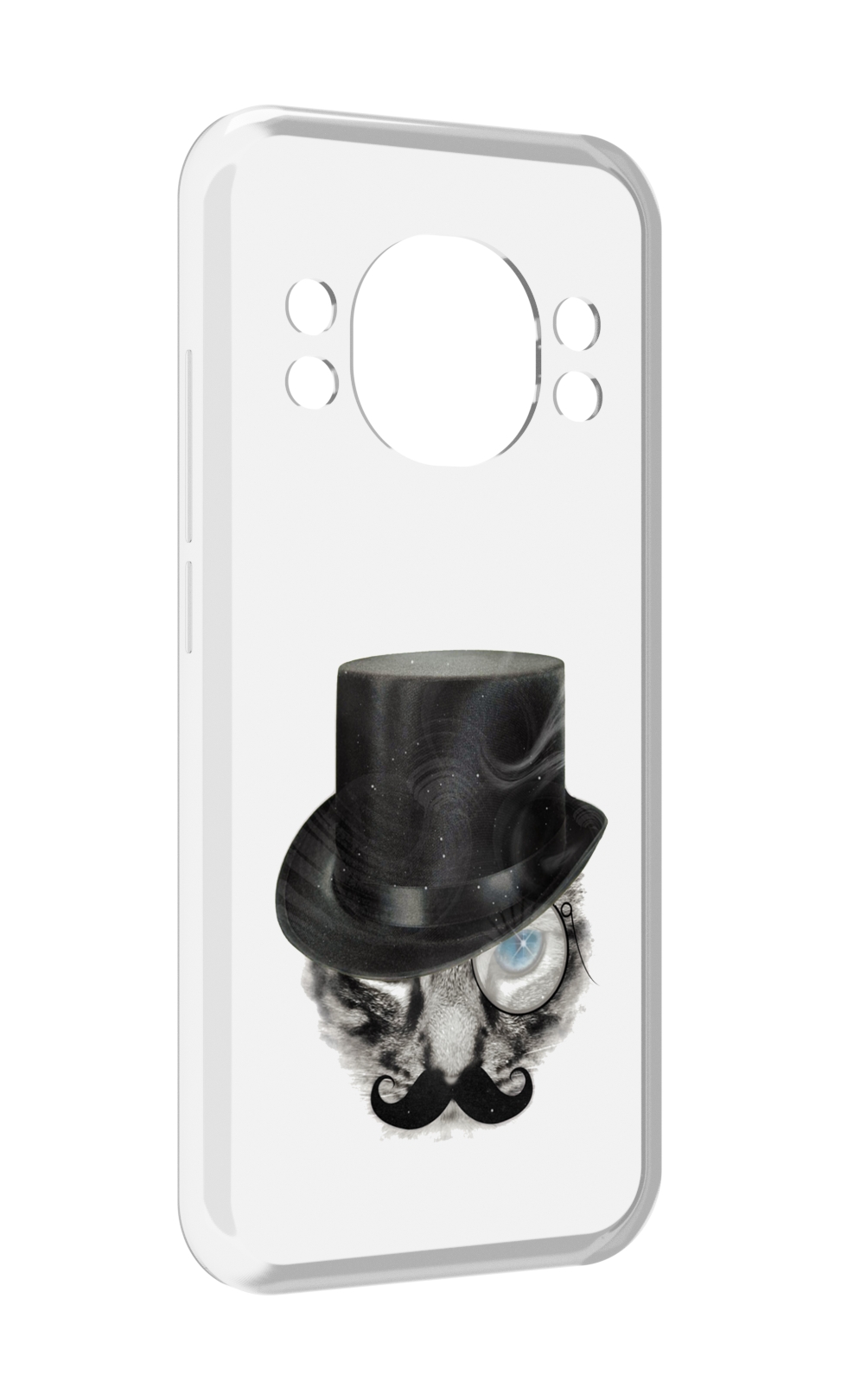 

Чехол MyPads интелегентный кот для Doogee S98 / S98 Pro, Прозрачный, Tocco