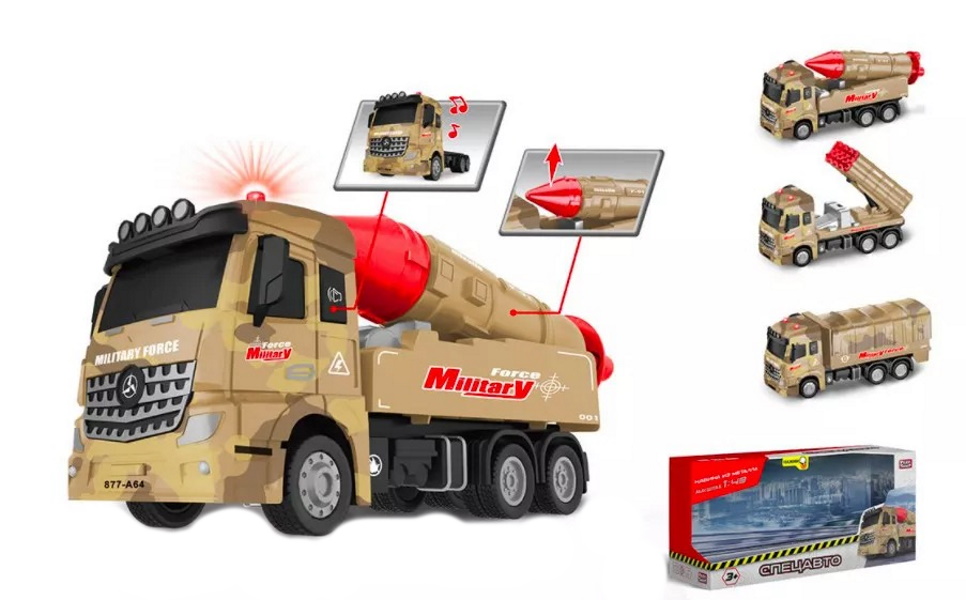 

Машина инерционная Вооруженные силы, арт. 6691 Play Smart 6691, 6691