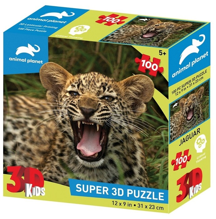 

Пазл-3D Маленький ягуар, 100 деталей Prime3D 13702, 13702
