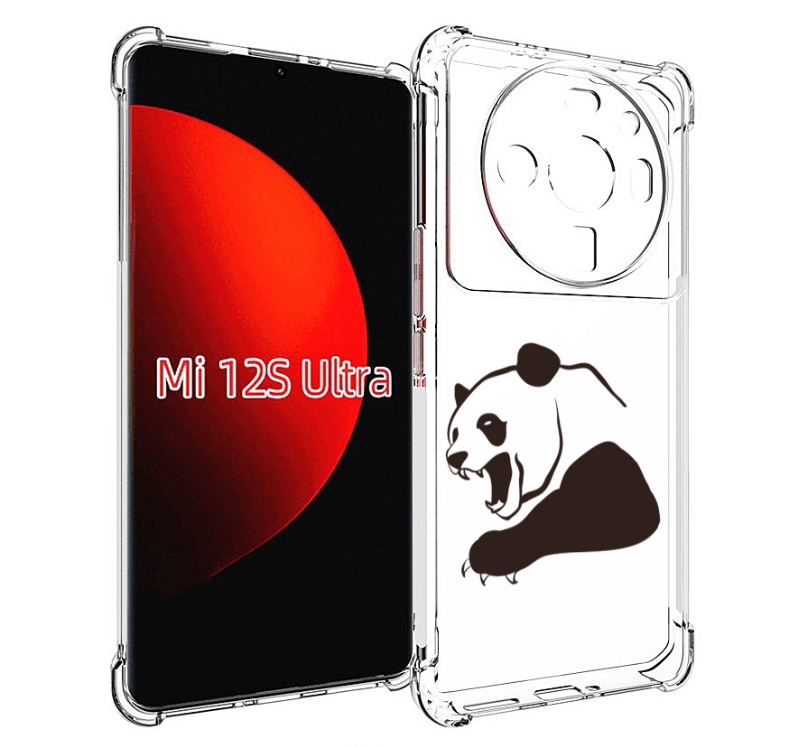 

Чехол MyPads злая-панда для Xiaomi 12S Ultra, Прозрачный, Tocco