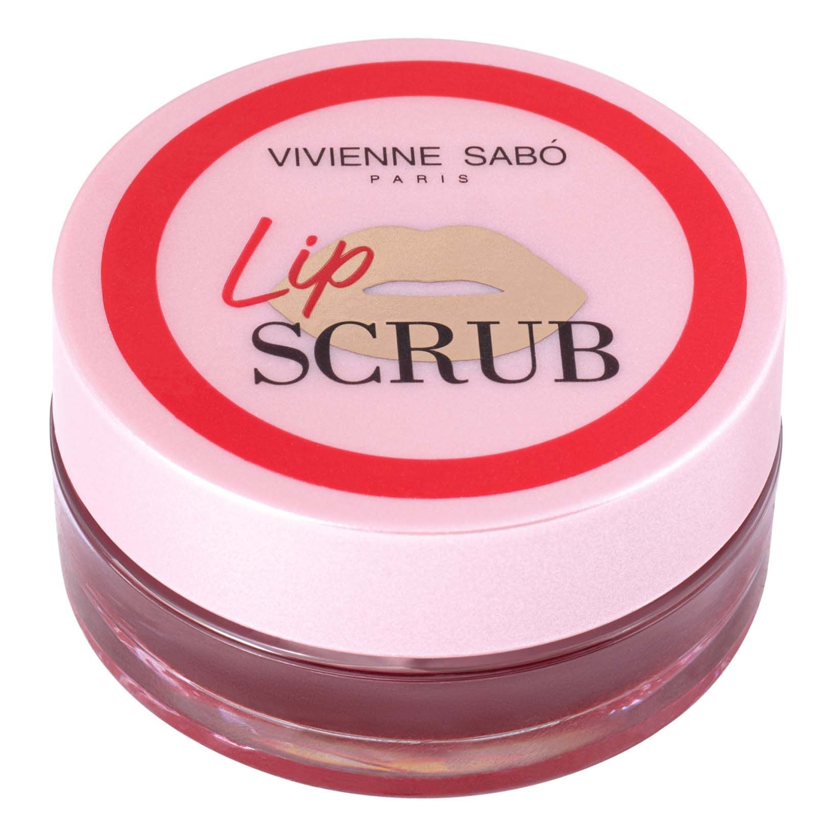 Скраб для губ Vivienne Sabo Lip Scrub с маслом жожоба и ши тон 01 красный 3 г 270₽