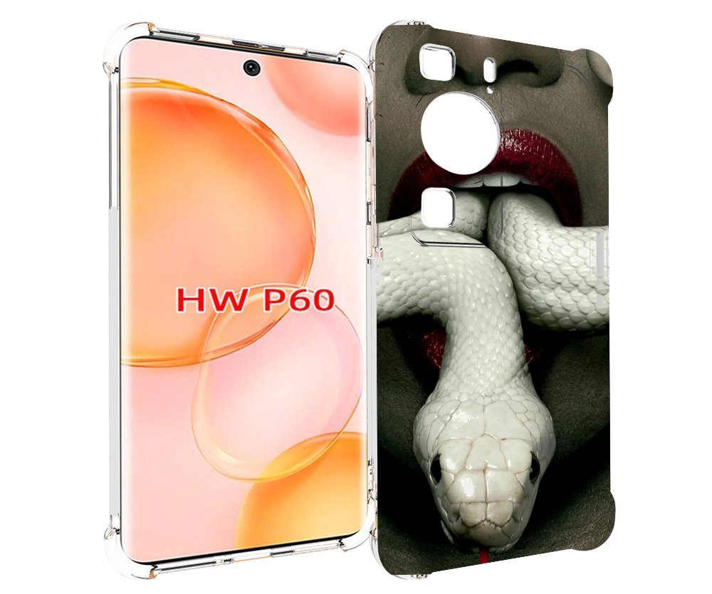 

Чехол MyPads белая-змея для Huawei P60, Tocco