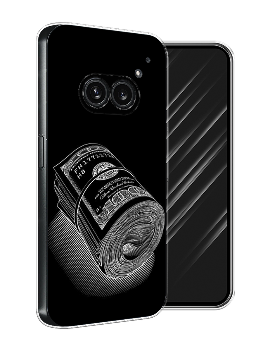 

Чехол Awog на Nothing Phone 2a "Кубышка денег", Черный;серебристый, 3300350-1