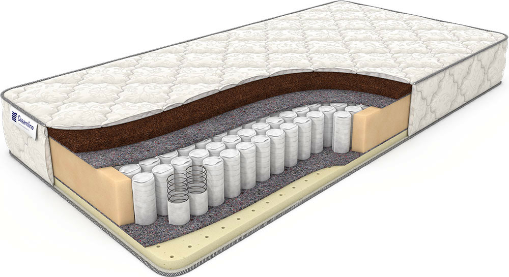 

Матрас Dreamline Balance SleepDream TFK 200х210, Бежевый;белый;серый;серебристый, Balance SleepDream TFK