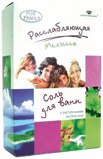 

Соль для ванн Для Всей Семьи Ромашка Антистресс 500 г