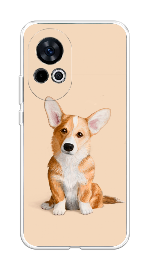 

Чехол на Huawei Nova 12 "Грустный Корги", Коричневый;бежевый, 6123050-1
