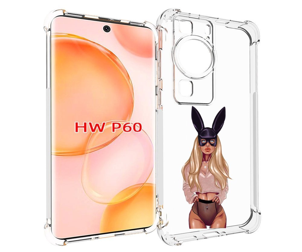 

Чехол MyPads блондинка-с-ушками женский для Huawei P60, Tocco
