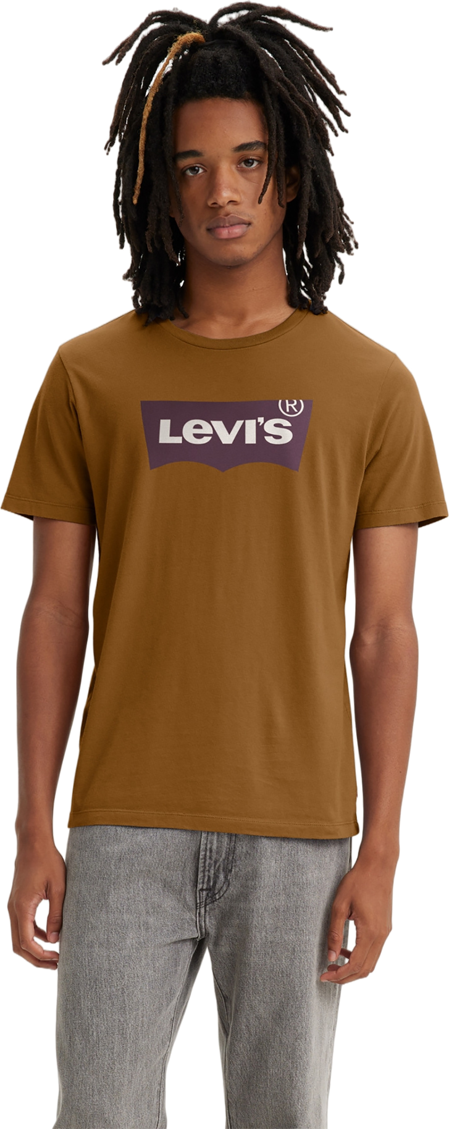 

Футболка мужская Levi's 22491-1194 коричневая S, Коричневый, 22491-1194