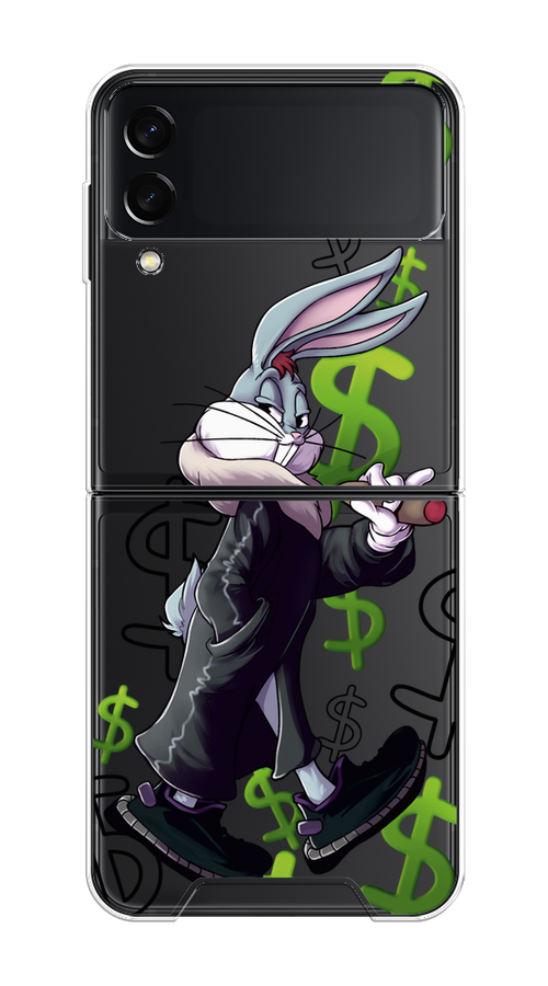 

Чехол на Samsung Galaxy Z Flip 3 "Rich Bugs Bunny", Зеленый;черный;голубой, 2103750-6