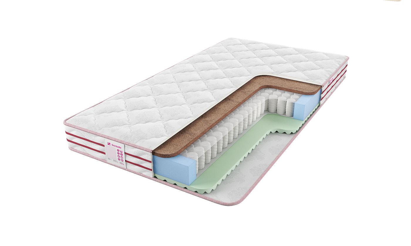 фото Матрас пружинный sontelle progress reflex kombi 110х200