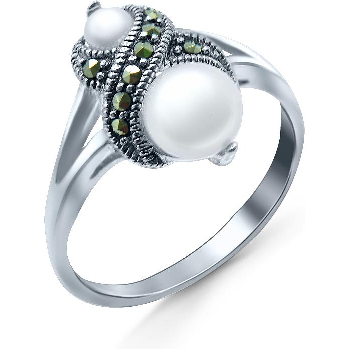 

Кольцо из серебра с жемчугом р. 19 Silver Wings 211369a-39, 211369a-39