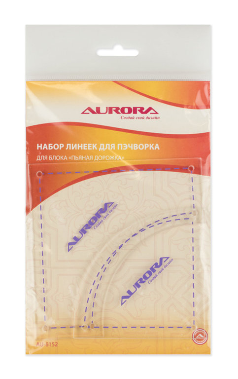 Набор линеек Пьяная дорожка 2 пр. Aurora AU-6152