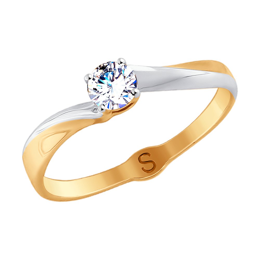 

Кольцо из золота р. , SOKOLOV 017913, фианит, 017913