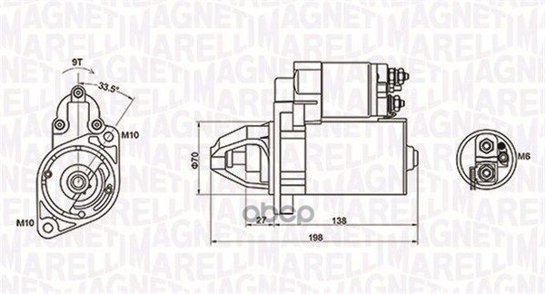 

Стартер MAGNETI MARELLI 063721283010