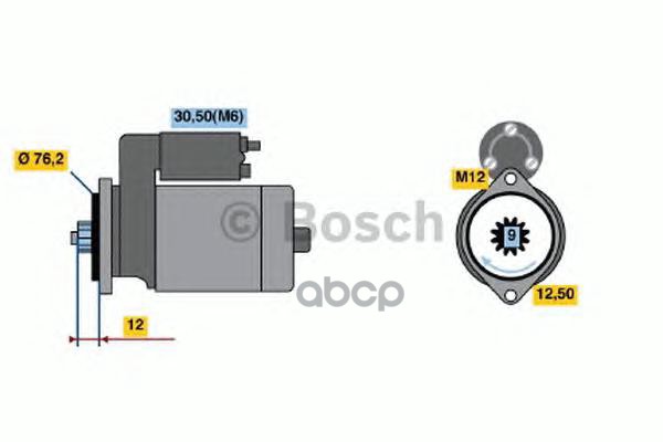 

Стартер BOSCH 0001123002
