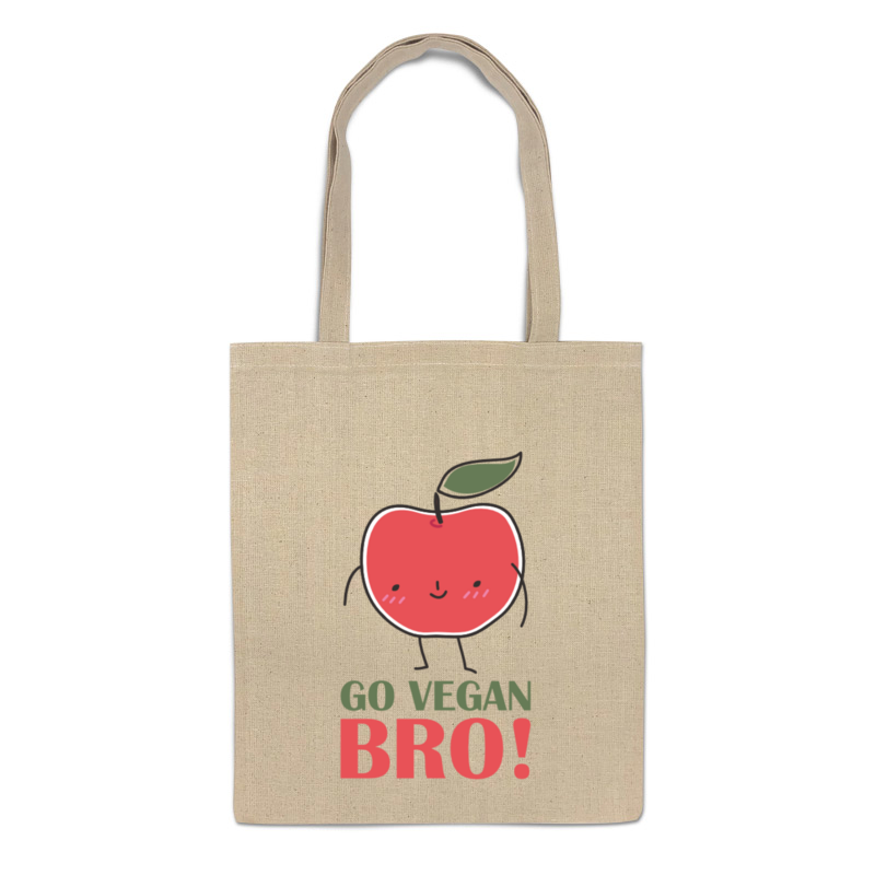 фото Сумка-шоппер printio go vegan bro!