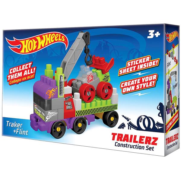 фото Конструктор bauer hot wheels trailerz traker + flint, 41 деталь