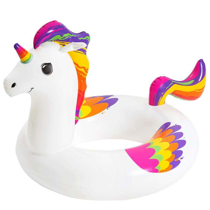 

Круг для плавания Bestway Fantasy Unicorn, 119 x 91 см, 36159, Белый