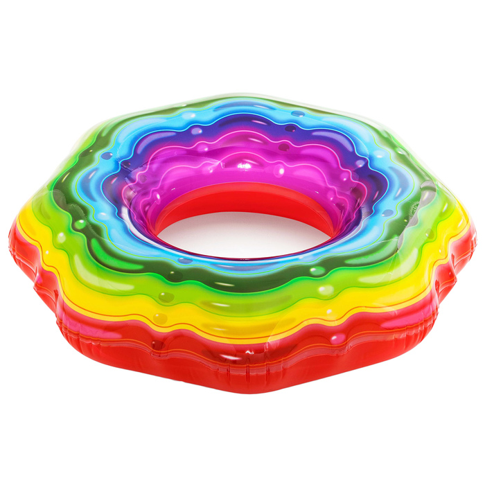Круг для плавания Bestway Rainbow Ribbon, 115 см, от 12 лет, 36163