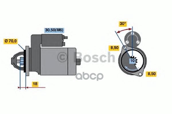 

Стартер BOSCH 0986021260