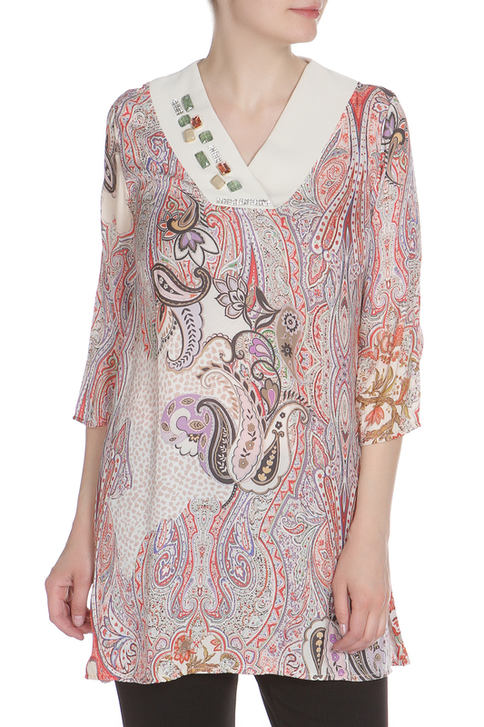 

Туника женская DONATELLA VIA ROMA 55036 красная L, 55036