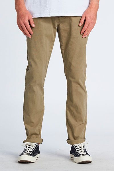 фото Штаны прямые new order chino 1380, бежевый, w28 billabong