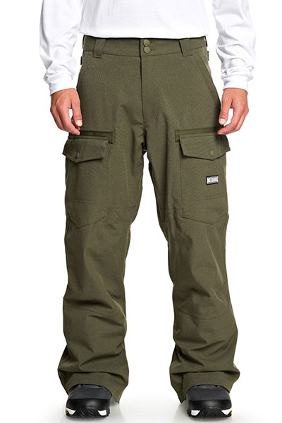

Сноубордические штаны Code DC Shoes, зеленый, S, Code EDYTP03045
