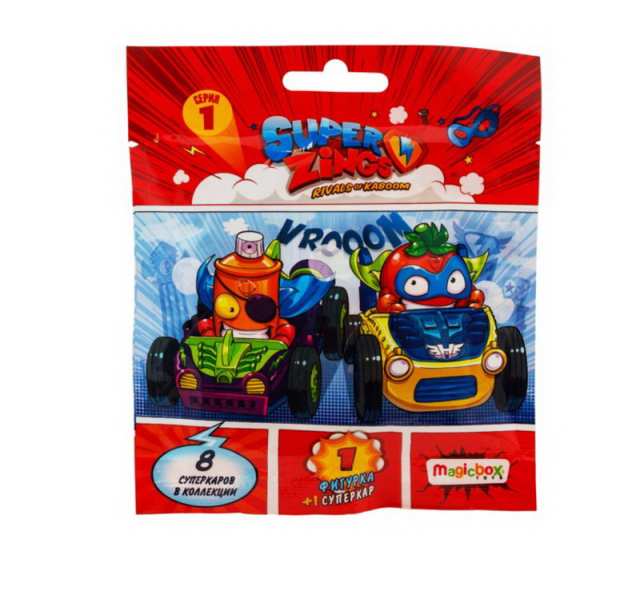 фото Коллекция фигурок magic box toys superzings 1 фигурка + суперкар