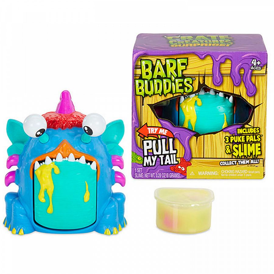 

Игрушка MGA Entertainment Crate Creatures Barf Buddies Монстр Перч
