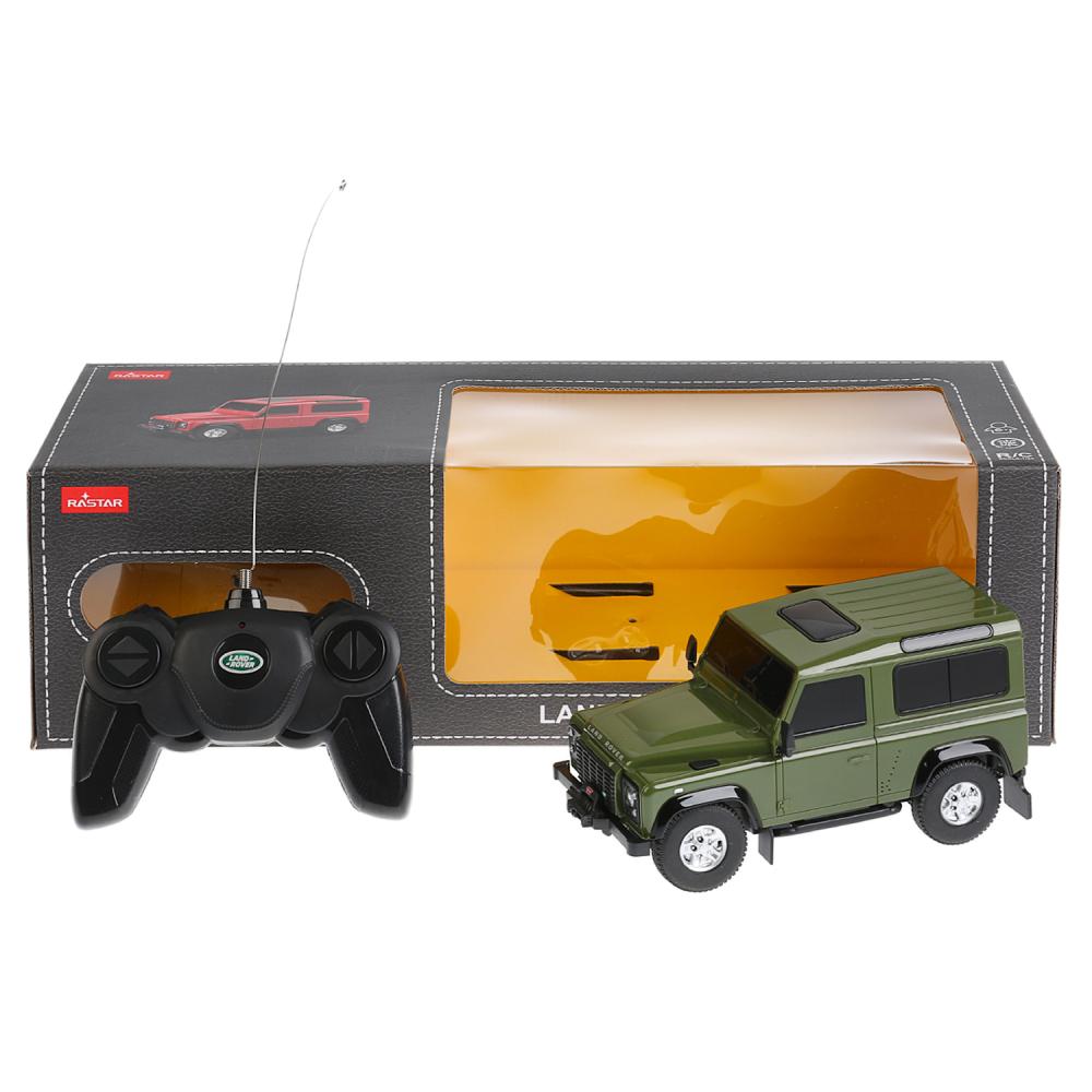 

Машинка радиоуправляемая Rastar Land Rover Defender 1:24, 78500, Разноцветный