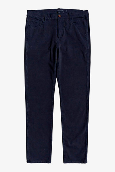 фото Прямые мужские брюки krandy quiksilver, темно-синий, w28 quicksilver