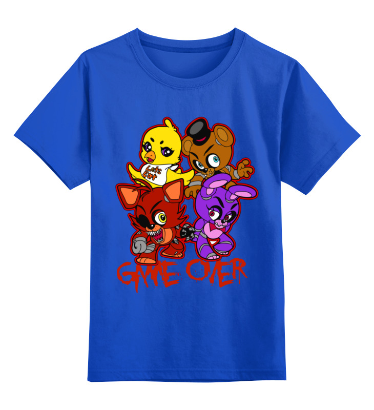 

Детская футболка Printio Five nights at freddy’s цв.синий р.128, 0000003247676