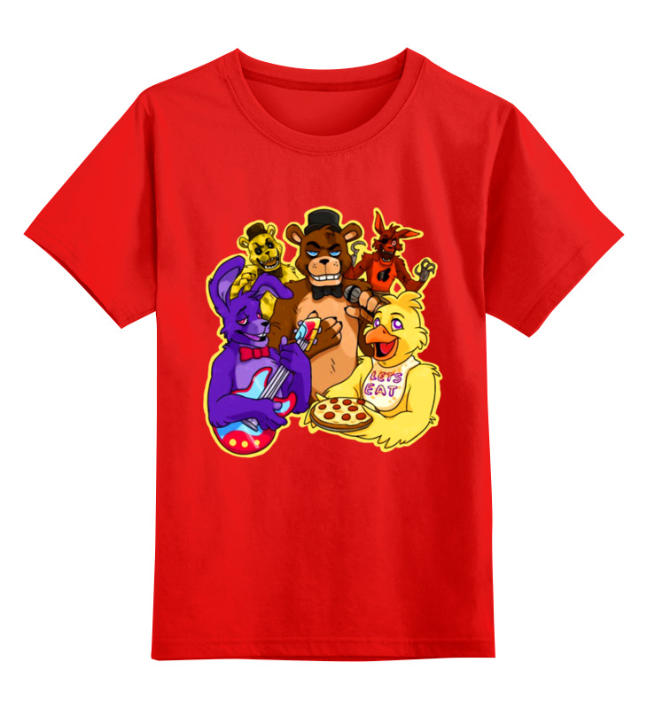 

Детская футболка Printio Five nights at freddy’s цв.красный р.128, 0000003247690