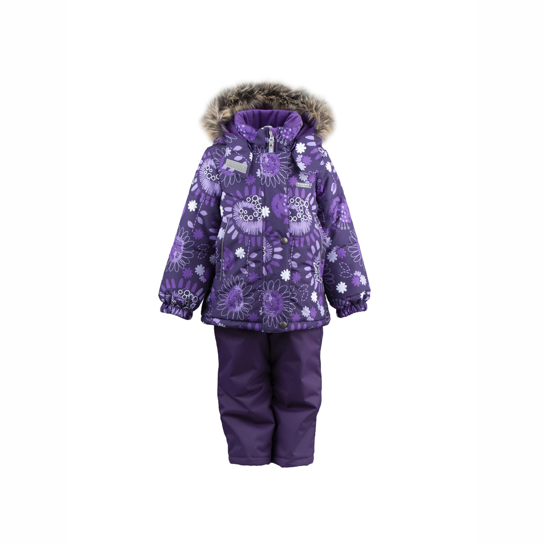 

Комплект для девочек ROOSA K19420 C KERRY размер 110 цвет фиолетовый; белый, K19420 C