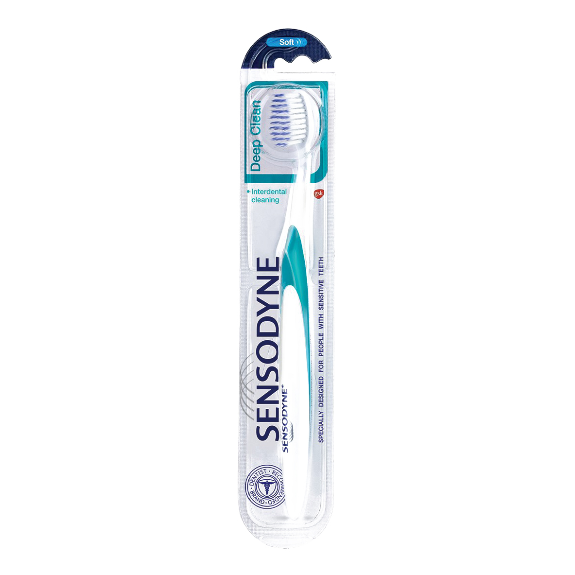 Купить Зубная щетка Sensodyne Deep Clean, для чувствительных зубов, мягкая