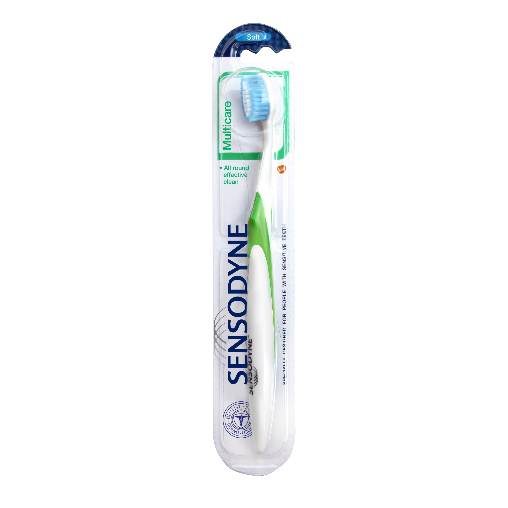Купить Зубная щетка Sensodyne Multicare, для чувствительных зубов, мягкая