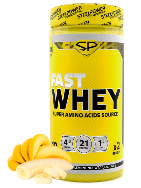

Протеин Steel Power Nutrition Fast Whey, 300 г, banana, Fast Whey