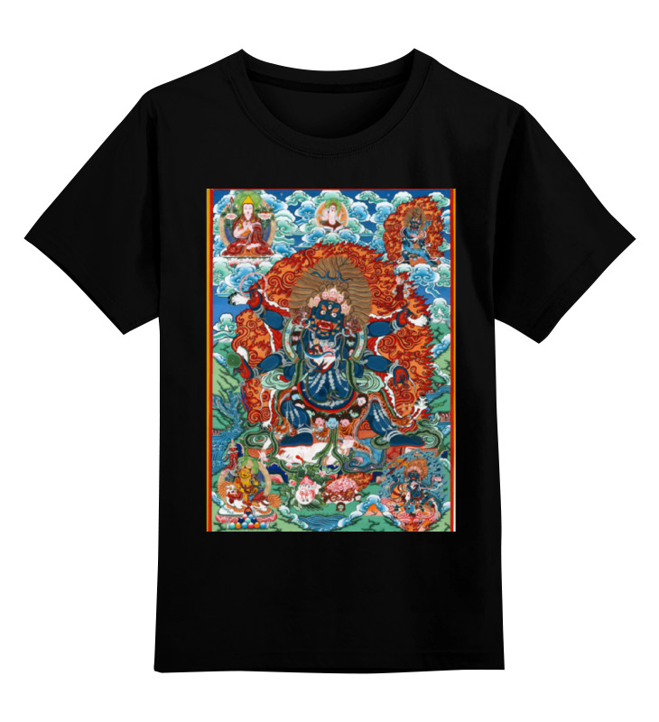 

Детская футболка классическая Printio Тибетская vajrabhairava, р. 104, Черный, 0000000643237